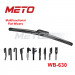 10+1 Multifunctional Auto / Car Accessories Rubber Soft Windshield Wiper Blade
