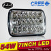 10-30V Car Replacement 54W Rectangle LED Sealed Beam Headlight