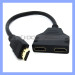 1080P HDMI Cable for PC TV LCD Projector 1 Male to 2 Female HDMI Splitter Adapter