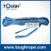 10mm (3/8") Winch Rope---- 9, 500kg (20, 925lbs) 30m Length, Soft Eyelet, Sleeve, Mounting Lug