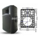 12" 2-Way Active/PA Speaker Box/Plastic Speaker/Cabinet