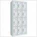 12 Doors Metal Wardrobe with Locker