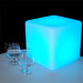 12" LED Bar Chair Cube Shape Glowing Stool
