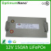 12V 150ah LiFePO4 Rechargeable Battery Pack