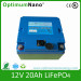 12V 20ah LiFePO4 Lithium Start Battery for EV