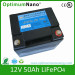 12V 50ah LiFePO4 Battery Used for LED Lighting