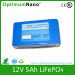 12V 5ah LiFePO4 Battery Used for LED Lighting