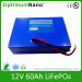 12V 60ah LiFePO4 Battery Used for LED Lighting