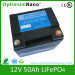 12v 50ah solar street lights lithium battery pack