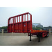 13m Tri Axle Flatbed Semi Trailer with Front Plate