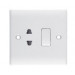 16A Wall Socket, 1 Gang 1 Pin, Wall Socket
