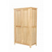 2 Door Wardrobe/Full Hanging Wardrobe/ Solid Oak Wardrobe/Wooden Furniture