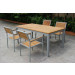 2-Years of Warranty Wooden Table and Chair for Restaurant and Garden (D560; S240)