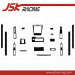 2002-2004 Carbon Fiber Interiors LHD (19 PCS) for Audi A8 (JSK031502)
