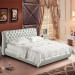 2014 Modern Crystal Button Bed V758