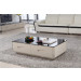 2015 Glass Coffee Table End Table White Center Table (CJ-191A)