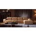 2015 Hot Sell Leather Sofa Sectional Living Room Furniture with Chaise (N829)