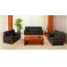 2015 New Design Genuine Leather Sofa Set with Wood Frame (HY-S915)