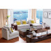 2015 New Modern Leather Corner Living Room Sofa Set Furniture