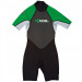2mm Spring Shorti Wetsuit in Green Grey Black