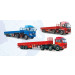 3 Axle Heavy Mechiney Transport Low Bed Semi Trailer