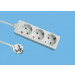 3 Way German Extension Strip Without Switch