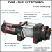 3500lbs 12V Electric Anchor Winch for ATV