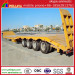 4 Lines 8 Axles Heavy Duty Low Bed Semi Trailer