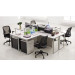 4 Seats Office Workstation Furniture