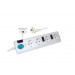 4 Way Germany Extension Strip, with Energy Saving Function