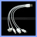 4 in 1 USB Multi Charger Cable for iPhone 5 5s 4s Samsung S3 S4 S5 Note 2 Note 3