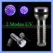41 LED Professional UV Inspection Pet Urine Blacklight Flashlight