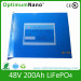 48V 200ah LiFePO4 Battery Pack for Solar Power System