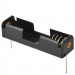4AA Black Plastic Battery Holder