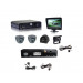 4CH Camera Video Input SD Card Mobile DVR with Thermal Control