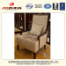 5 Star Hotel Lobby Furniture High Back Chair with Armest