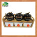 6 Pieces Ceramic Seasoning Pot with Bamboo Rack