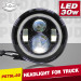 7 Inch Round 30W IP68 Waterproof LED Headlight for Jeep Wrangle (PD7SL-30)
