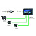 7 Inches Car Rear View Camera Parking Sensor