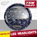 Accessories for Jeep Wrangle, Wholesale Promotion Angel Eyes 75W 7inch LED Head Light LED Headlight