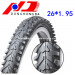 Africa Popular 25% Gum Content 26*1.95 Bicycle Tire