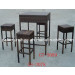 Alu Rattan Bar Set Furniture (PAD-3179)
