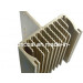 Aluminium Extruded OEM Heat Sinks with Golden Anodizing