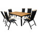 Aluminum Outdoor Furniture, Textilene Dining Chairs and Table (PATD-1111)