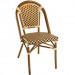 Aluminum Rattan Bamboo Looking Dining Chair (BC-08001)