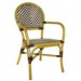Aluminum Rattan Bamboo Looking Dining Chair (BC-08012)