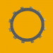 Ax100 Friction Plate, Motorcycle Clutch Disc for Motorcycle Parts