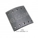 BPW Truck Trailer Brake Lining (WVA: 19094, BFMC: BC37/1)