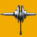 Bajaj 100 Crankshaft, Motorcycle Crankshaft for Motorcycle Parts