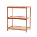 Bamboo 3-Layers Rack Bamboo 3 Tier Storage Shelf